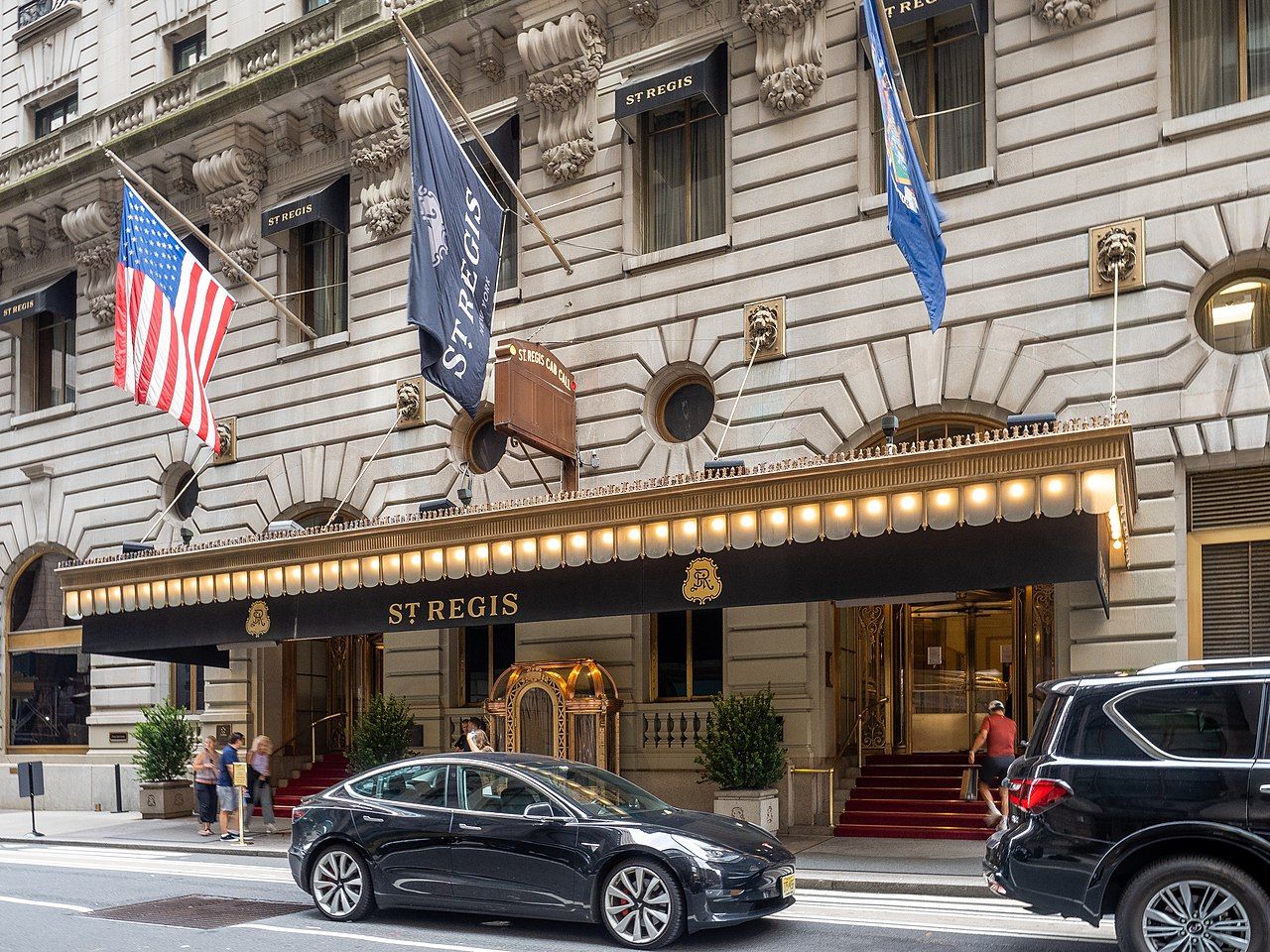 Entrance to the St. Regis
