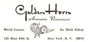 The Golden Horn business card